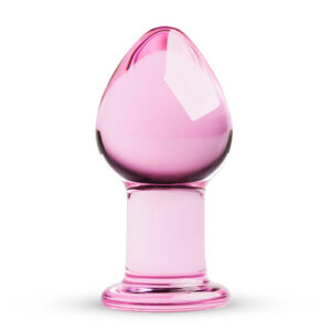 DildoSticlaGildoClearGlassButtPlugNo27b