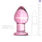 DildoSticlaGildoClearGlassButtPlugNo27d