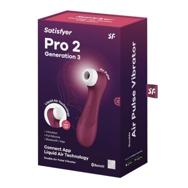 StimulatorDeClitorisSatisfyerPro2Genration3AppWineRed StimulatorDeClitorisSatisfyerPro2Genration3AppWineRed