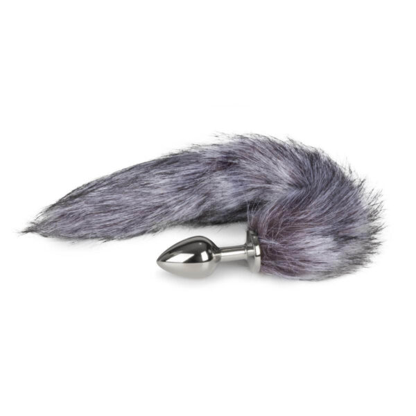 Dildo Anal Easytoys Fox Tail Metal Plug Medium Silver No 6 Dildo Anal Easytoys Fox Tail Metal Plug Medium Silver No 6