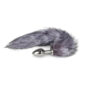 Dildo Anal Easytoys Fox Tail Metal Plug Medium Silver No 6