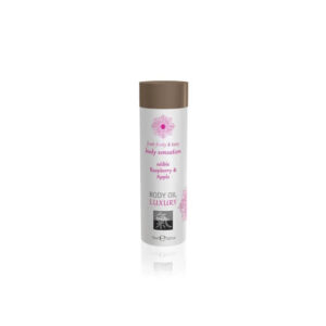 ulei masaj comestibil luxury zmeura mere 75 ml shiatsu